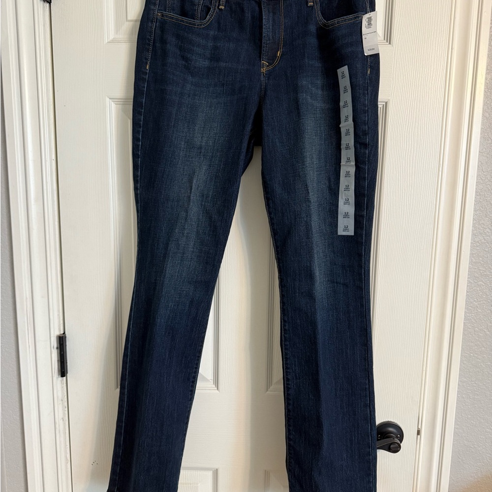 Old Navy Women's Dark Indigo Boot Cut Jeans